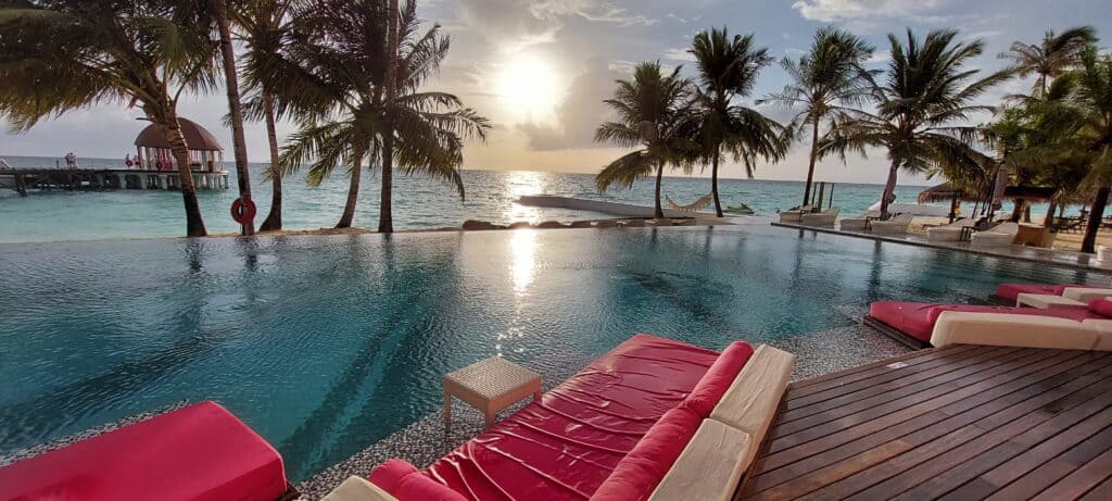 Sunset at Ozen Life Maadhoo Maldives
